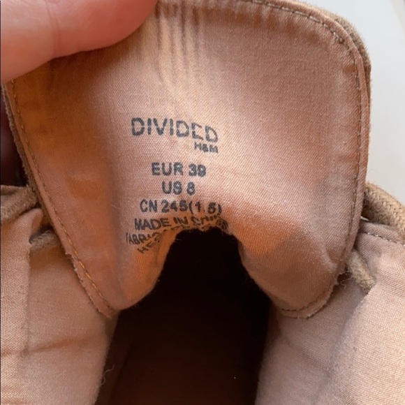 H&M tan heeled booties, Size 9 - Picture 5 of 5